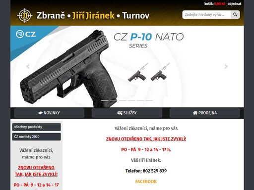zbraně a střelivo jiří jiránek - security arms - zbraně a střelivo