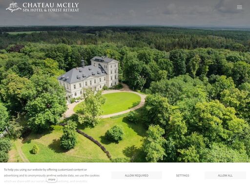 chateau eco-chic hotel is situated just under an hour’s drive from prague. escape from the city rush to the picturesque central bohemian village of mcely