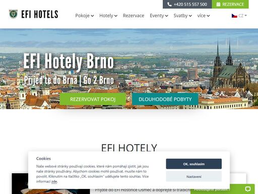 efi hotely brno nabízí svým klientům příjemné ubytování v centru brna ať hledáte vysoce luxusní ubytování nebo dlouhodobý pronájem spojený s prací.