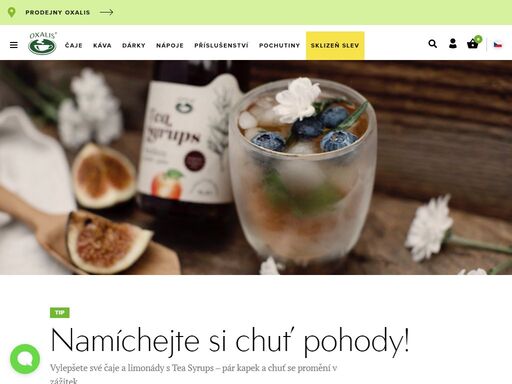 e-shop se sypanými čaji a výběrovou kávou z celého světa.