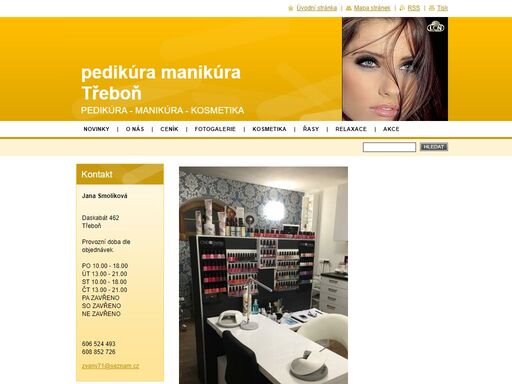 pedikúra,manikúra,kosmetika,beauty,víkend,pobyt,student,třeboň,relax,ženy,řasy,trvalá,