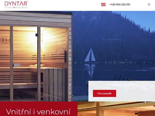 sauny a infrasauny od firmy dyntar. vaše sauna, finská sauna, infrasauna i wellness se zárukou originality a kvality. výroba saun a prodej saun po celé čr.