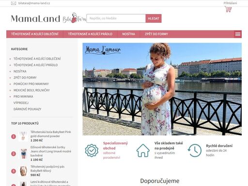 bilatara.cz | mamaland - největší specializovaný obchod pro maminky. široký sortiment těhotenského a kojícího oblečení, mateřské prádlo, nosítka, pomůcky do porodnice a další. odborné poradenství.