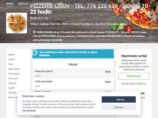 www.pizzerie-lisov.cz