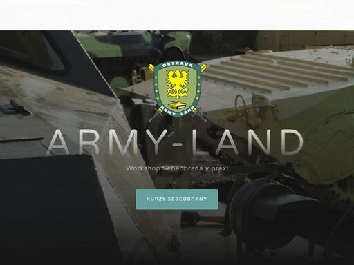 army land vratimov nabízí kurzy sebobrany, obchod s vojenskou technikou a renovaci vojenské techniky a vozidel.