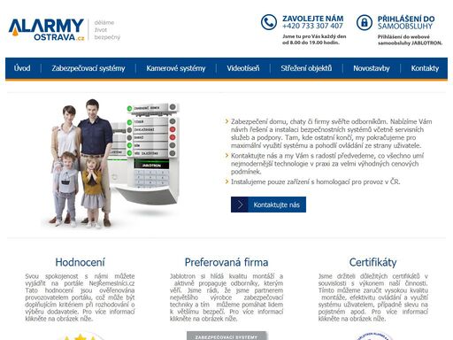 alarmyostrava.cz - elektronické zabezpečovací a kamerové systémy
