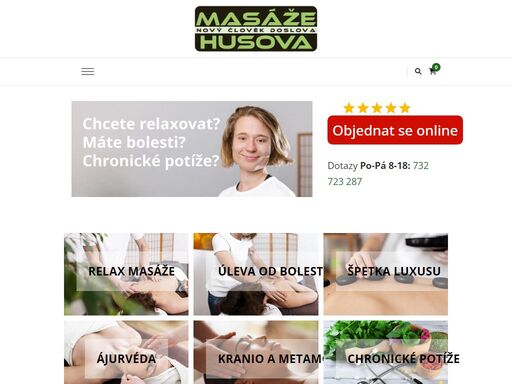 www.masazehusova.cz