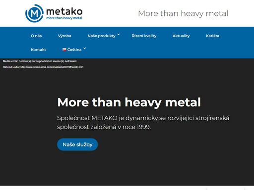 more than heavy metal společnost metako je dynamicky se rozvíjející strojírenská společnost založená v roce 1999. specializujeme se na řezání otěruvzdorných ...
