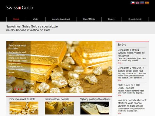 swiss gold - specialisté na investování do zlata