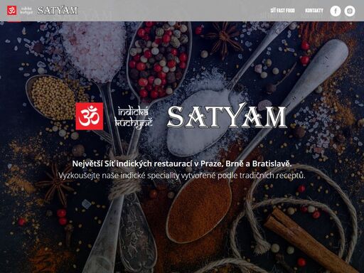 síť indických restaurací a hotel satyam