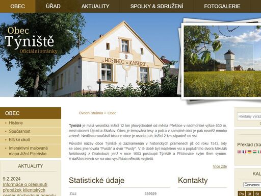 www.obec-tyniste.cz