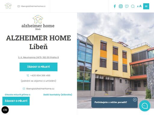 naleznete zde všechny informace, které potřebujete vědět o pobočce alzheimer home libeň. důležitá kontaktní čísla, novinky a reference.