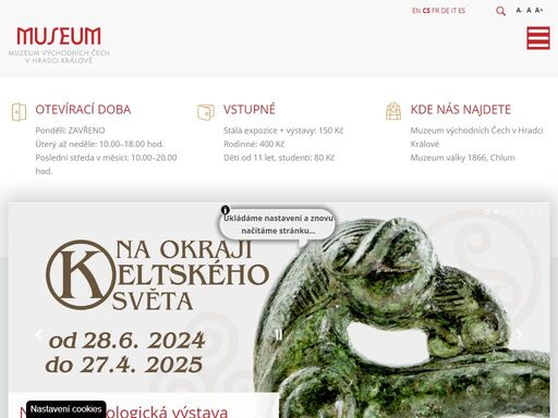 oficiální stránky muzea východních čech v hradci králové