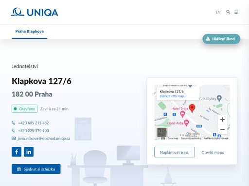 uniqa.cz/detaily-pobocek/praha-klapkova.html