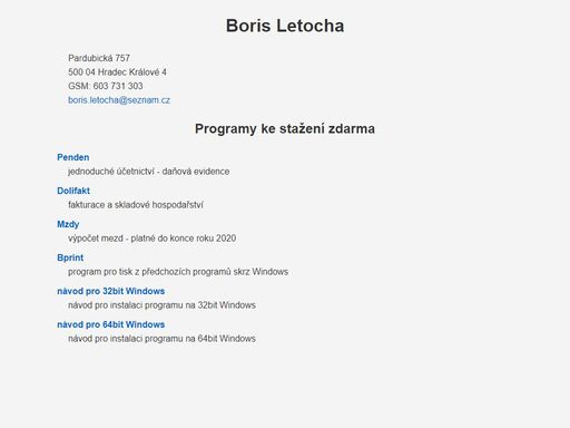 www.borisletocha.cz