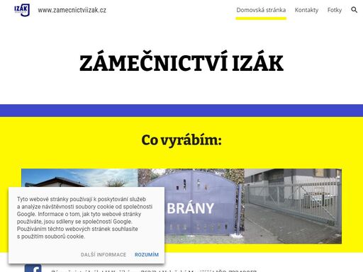 www.zamecnictviizak.cz