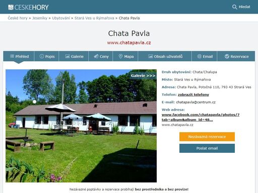 www.chatapavla.cz