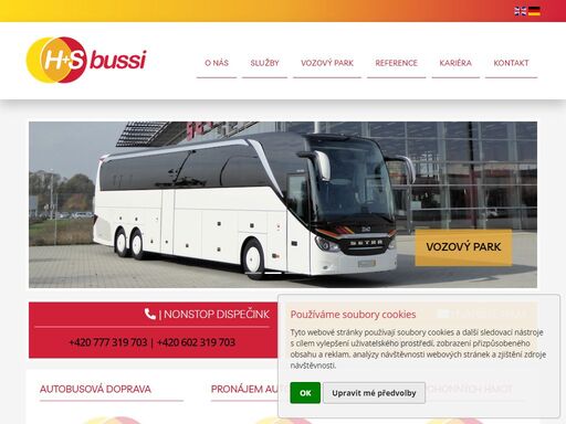 h+s bussi - jsme dlouholetým provozovatelem autobusové dopravy, pronajímáme autobusy na zájezdy, školní výlety nebo firemní akce.