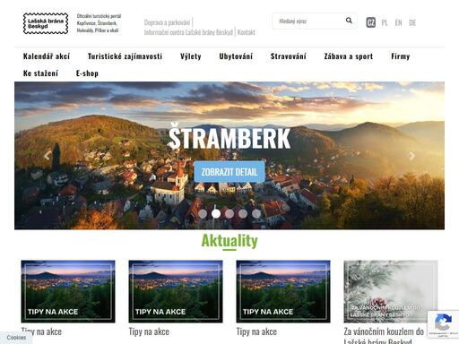 oficiální  turistický web oblasti pod beskydy - lašská brána beskyd je malebná turistická oblast ležící na severovýchodě moravy, která vytváří pomyslnou vstupní bránu do beskyd. lašskou bránu tvoří kopřivnice s automobilovými klenoty značky tatra, štramberk označovaný jako moravský betlém, freudův příbor, který je jedním z nejstarších měst na severovýchodní moravě, a hudbou protkané janáčkovy hukvaldy.