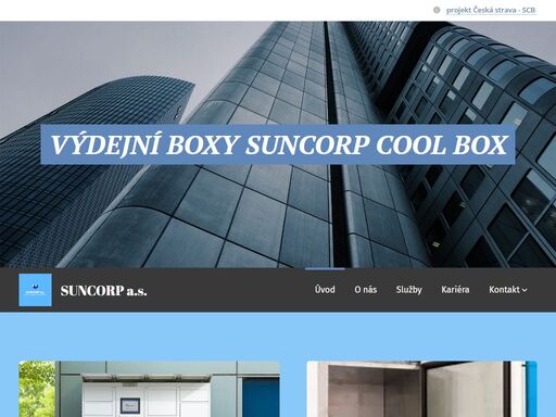 výdejní boxy suncorp cool box (scb) na běžné a čerstvé potraviny, doplňky stravy a volně prodejné léky, drogistické zboží a krmivo pro domácí mazlíčky.