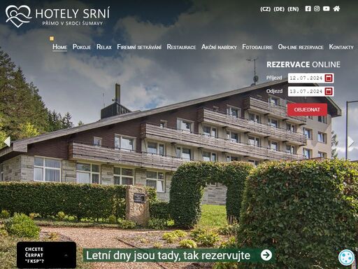 www.hotely-srni.cz