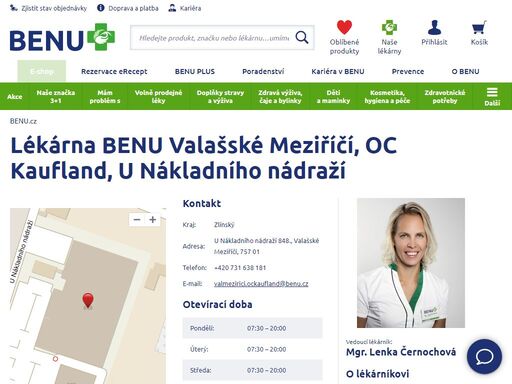 ?bezproblémové parkování, bezbariérový přístup. široký sortiment volného prodeje i léků na recept. specializujeme se i na homeopatii. ?