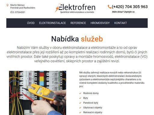 html 5 template, electrician, electricity services