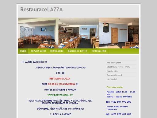 www.restauracelazza.cz