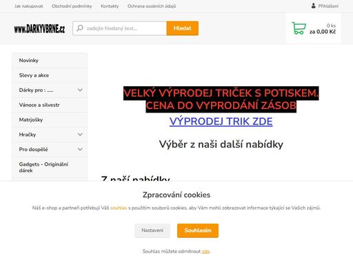 www.darkyvbrne.cz