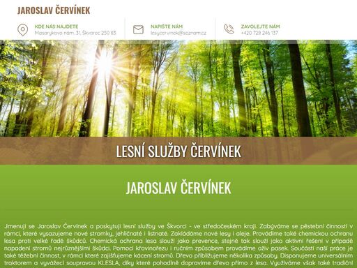 www.lesycervinek.cz