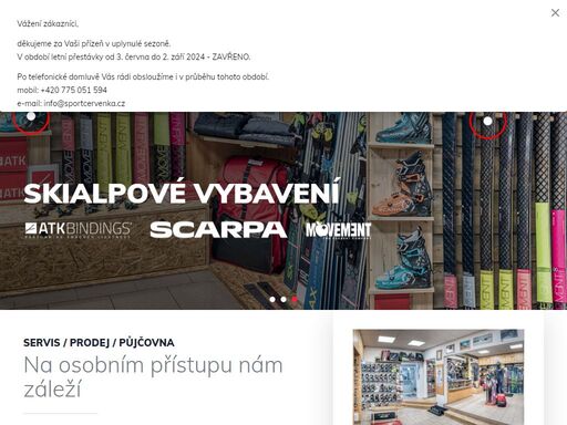 www.sportcervenka.cz