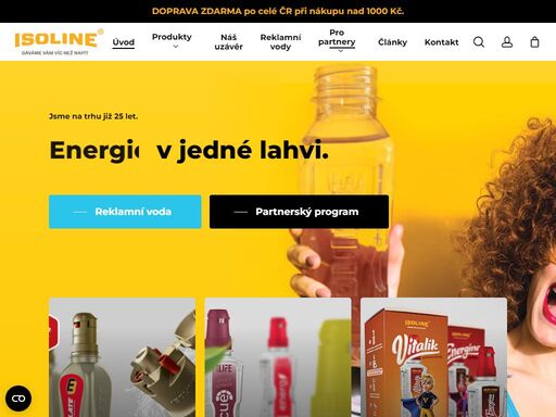 česká společnost isoline vyrábí kvalitní doplňky stravy již od roku 1998. pomáhá lidem žít aktivnější a zdravější život.