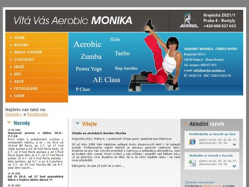 www.aerobic-monika.cz