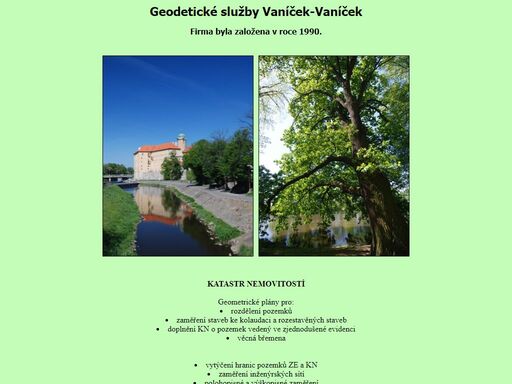 www.vanicek-geodet.cz
