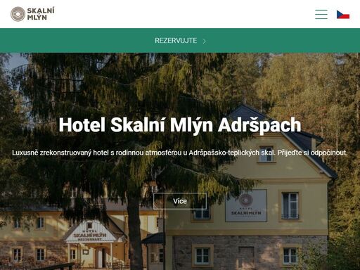 hotel skalní mlýn adršpach nabízí ubytování uprostřed přírody na klidném místě mezi adršpašským a teplickým skalním městem. pro páry, psy i menší rodiny.
