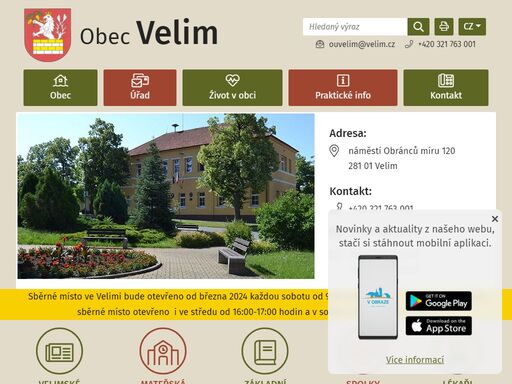 www.velim.cz