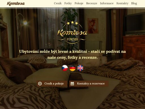 www.penzionkomtesa.cz