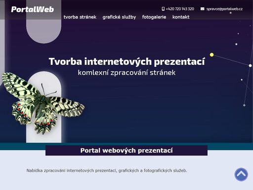 portalweb - tvorba internetových prezentací a stránek, fotografické a grafické práce.