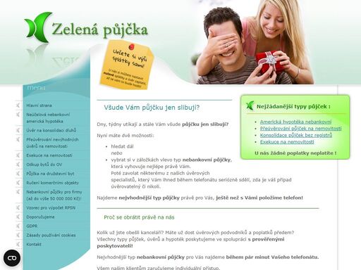 máte už dost úvěrových podvodníků a poplatků předem? u nás vám stačí vyplnit online formulář. zavoláme vám na naše náklady!