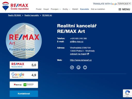 chcete prodat, koupit či pronajmout byt, dům nebo pozemek? spolehněte se na jedničku mezi realitkami. re/max je tu pro vás na více než 170 místech v celé čr.