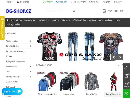 internetový obchod s moderním oblečením pro česko a slovensko. geographical norway, canadian peak, carisma fashion, binder de luxe, lavecchia.