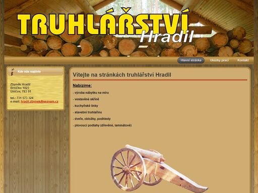 www.truhlarstvi-hradil.tode.cz