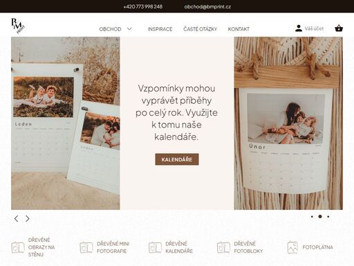 vítejte v našem e-shopu, kde najdete originální produkty, které dají vašim zpomínkám druhý život. dřevěné fotografie, klasické fotografie, leporela a mnoho dalšího.