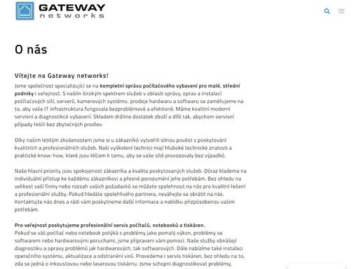 gatewaynetworks.cz