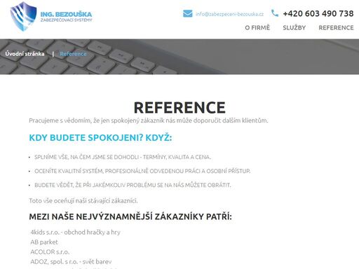www.zabezpeceni-bezouska.cz