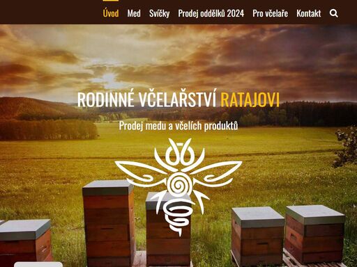 rodinné včelařství ratajovi prodej medu a včelích produktůrodinné včelařství ratajoviprodej medu a včelích produktů
prodej medu přímo od včelaře
český krumlov, české budějovice
prodej medu ze dvora
pravidelně jezdíme do českého