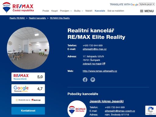 remax-czech.cz/reality/re-max-elite-reality