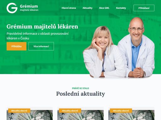 grémium majitelů lékáren - pravidelné informace z oblasti provozování lékáren v česku