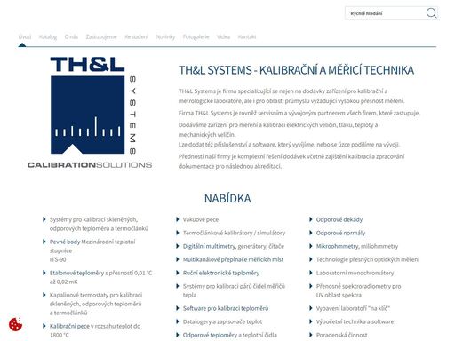 th&l systems, s.r.o. - specializujeme se na dodávku a servis měřicí a kalibrační techniky. poptejte nás s požadavky, my najdeme řešení!