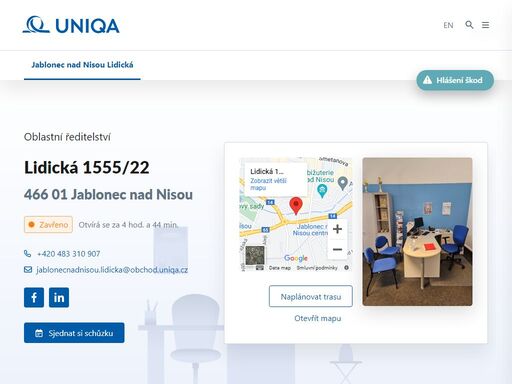 uniqa.cz/detaily-pobocek/jablonec-nad-nisou-lidicka